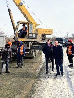 Установка наружного освещения посёлка Старосмолинский