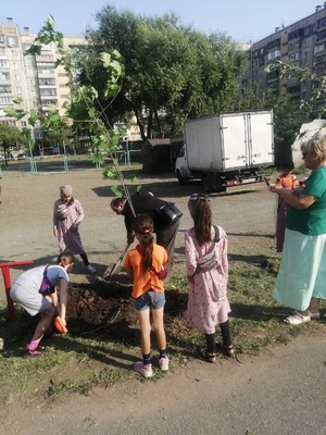 Депутат Совета депутатов Тракторозаводского района Малоушкин Алексей принял участие в проекте "Зеленый Челябинск"